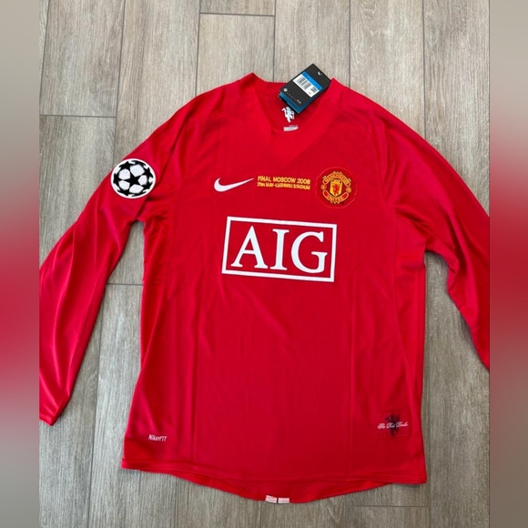 Manchester United Jersey Retro Ronaldo#7 Long Sleeve - Picture 2 of 10